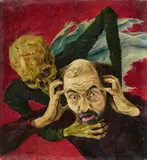 Albert Birkle, Irrsinn, 1925, Oil on canvas