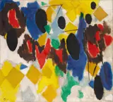 Ernst Wilhelm Nay, Licht und Dunkel, 1953, Oil on canvas