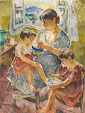 Mela Muter, Mutter mit Kindern