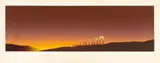 Ed Ruscha, Hollywood, 1968, Colour screenprint on card