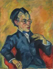 Georg Tappert, Portrait of Karl Jakob Hirsch, Circa 1917, Oil on canvas (relined)
