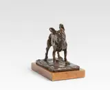 Rembrandt Bugatti, Bouledogue Français, Circa 1906, Bronze on wooden base (