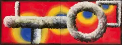 Formen by Andreas Schulze, 1982, Acrylic on muslin, 2-part, sold Jun 2023
