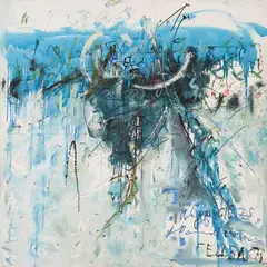 Hans Staudacher, Untitled, 1978, Oil on canvas on panel