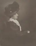 Baronin von Scherbud by Heinrich Kühn, c. 1908, Platinum print, offered Jun 2023