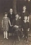 August Sander, Family portrait from Stürzelbach/Westerwald, 1927, Vintage gelatin silver print