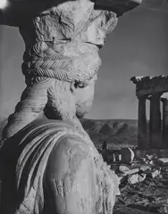Walter Hege, Koren des Erechtheion, Akropolis, 1928/29, Vintage gelatin silver print