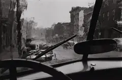 Louis Stettner, Windshield, Saratoga Springs, New York, 1957, Gelatin silver print, printed later