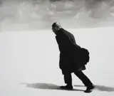 Antanas Sutkus, Jean-Paul Sartre in Lithuania, Nida, 1965, Gelatin silver print, printed later