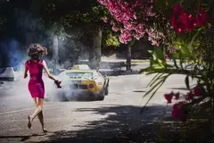David Drebin, Wheels and Heels, 2013, Archival pigment print on aluminium composite panel