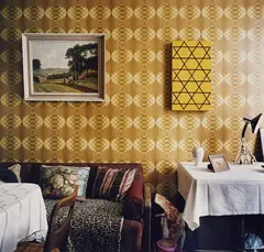Blumenstraße 49 (from the series: Zimmerdenkmäler) by Candida Höfer, 1995, Chromogenic print on Kodak-Professional paper, sold Jun 2023