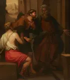 Italian School around 1700, The Return of the Prodigal Son, Oil on canvas (relined)