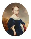 Albert Graefle, Portrait of a Boy, Oil on canvas