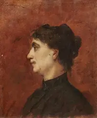 Portrait Marie Josephine Trouillebert by Paul Désiré Trouillebert, Oil on canvas, offered May 2023