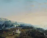 Carlo Bossoli, Two Views of Crimea, Watercolour. Each