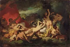 Anselm Feuerbach, The Triumph of Bacchus, Oil on canvas
