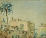 Adolf Seel, Street Corner in an Oriental Town