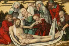 studio of Lucas Cranach the Elder, The Lamentation of Christ, Oil on panel