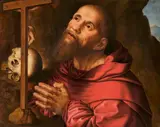 Jan Sanders van Hemessen, The Penitent St Jerome, Oil on panel (parquetted)