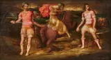 Three Soldiers by Netherlandish School, 16th century, active in Venice, Oil on panel, offered May 2023
