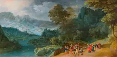 Tobias Verhaecht, Christ Healing the Captain of Capharnaum's Servant, Oil on panel