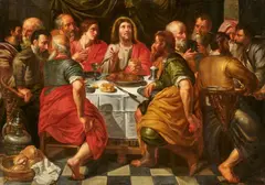 Artus Wolffort and Workshop, The Last Supper, Oil on canvas (relined)