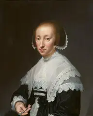 Jan Anthonisz. van Ravesteyn, Portrait of a Lady of the De Pinto Family, Oil on panel