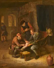 Jan Steen, The Foot Operation, Oil on panel