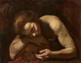 Saint Mary Magdalene by Italian School, Oil on canvas, sold May 2023