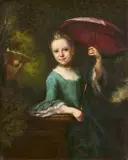 Anton Graff, Portrait of a Young Lady with a Parasol, Oil on canvas (relined)