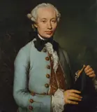 Johann Martin Falbe, Two Portraits of a Couple, Oil on canvas (relined). Each