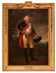 attributed to Georg Andreas Hoffmann, Portrait of King Frederick William II of Prussia, Oil on canvas (relined)