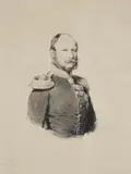 Franz Xaver Winterhalter, Emperor Wilhlem I, Watercolour over chalk on cardboard