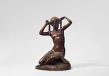 Seated figure with a wreath
by Ernst Seger (1868 - 1939) by Seated figure with a wreath by Ernst Seger, Bronze figure with chocolate brown patina. Engraved "E. Seger 1910" on the back of the plinth. H, sold Apr 2023