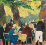 Josse Goossens, Im Park, 1910/1920s, Oil on canvas