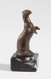 Stehender Fischotter by August Gaul, 1915, Bronze, sold Dec 2022