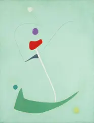 Max Ackermann, Untitled (Abstrakte Komposition), 1953, Oil and tempera on canvas