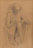 Karl Hofer, Sitzendes Mädchen "Martha"