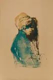 Emil Nolde, Alice, 1907, Colour lithograph on smooth paper