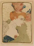 Mademoiselle Marcelle Lender, en buste by Henri de Toulouse-Lautrec, 1895, Colour lithograph on wove paper, sold Dec 2022