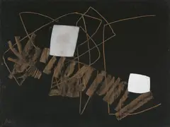 Grau und Weiß by Fritz Winter, 1954, Oil on paper, mounted on canvas, offered Dec 2022