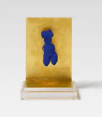 Yves Klein, Petite Vénus Bleue, 2001, Jewelery object: Bronze with IKB pigment.. Height approx