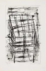 Jan Schoonhoven, T 89-13, 1989, Ink on paper