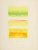 Heinz Mack, Untitled, 1969, Coloured wax crayon on paper
