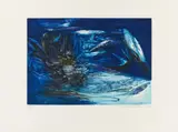 Zao Wou-ki, Untitled, 1967, Colour aquatint etching on card