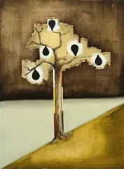 Benedict Hipp, Prunus Lux, 2009, Oil on wood