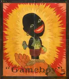 Michael Ray Charles, Forever Free (Gameboy), 1998, Acrylic latex on card