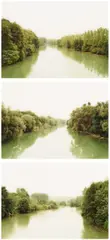 Marne I. Marne II. Marne III, Frankreich by Elger Esser, 1997, 3 chromogenic prints, face-mounted to plexiglass. Each, sold Dec 2022