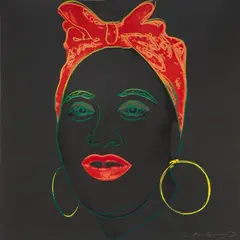 Mammy by Andy Warhol, 1981, Colour screenprint with diamond dust on Lenox Museum Board, sold Dec 2022