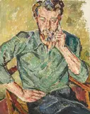 Mela Muter, Portrait eines jungen Malers